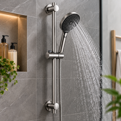 🚿 Adjustable Shower Slider Bar | Height Adjustable Shower Holder