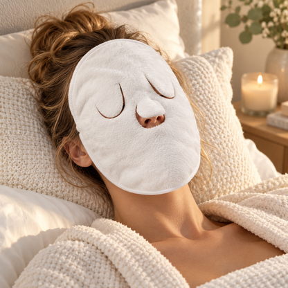 ♨️ Facial Steaming Towel | Soft Heat Wrap | At-Home Spa Comfort