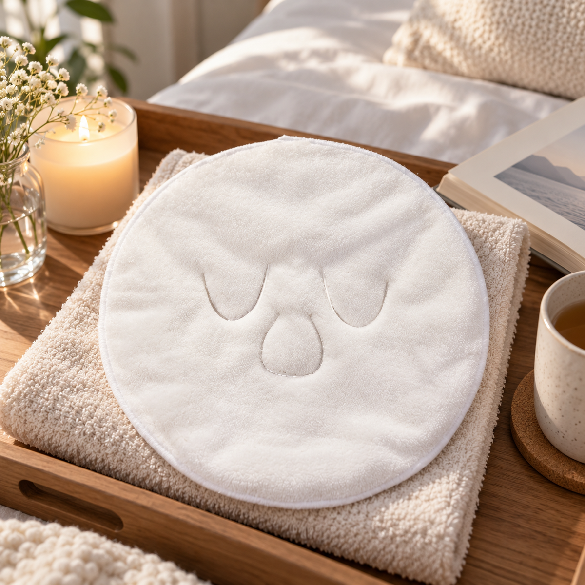 ♨️ Facial Steaming Towel | Soft Heat Wrap | At-Home Spa Comfort