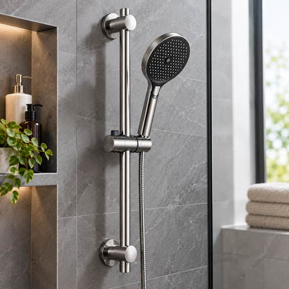 🚿 Adjustable Shower Slider Bar | Height Adjustable Shower Holder