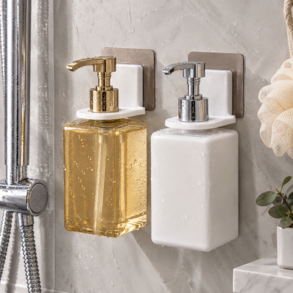 🚿 Wall Mounted Shampoo Holder | Space-Saving Shower Organizer | No-Drill Bathroom Storage