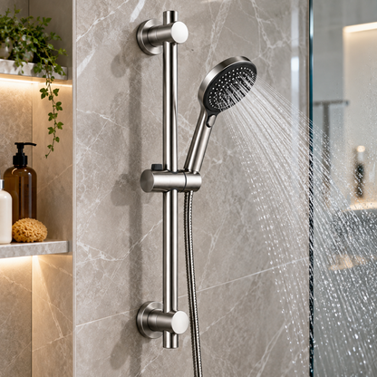 🚿 Adjustable Shower Slider Bar | Height Adjustable Shower Holder