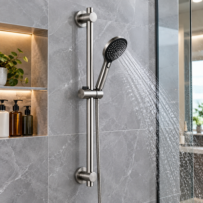 🚿 Adjustable Shower Slider Bar | Height Adjustable Shower Holder