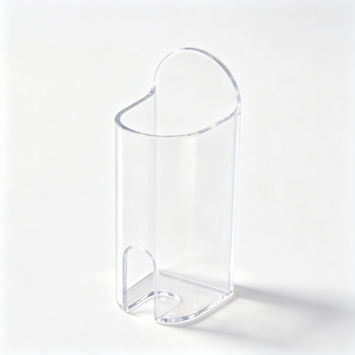 Electric Toothbrush Holder | Clear Bathroom Organizer | Space-Saving Storage