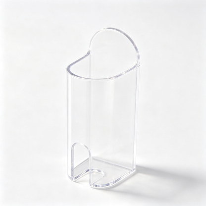 Electric Toothbrush Holder | Clear Bathroom Organizer | Space-Saving Storage