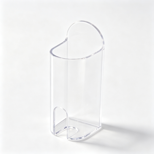Electric Toothbrush Holder | Clear Bathroom Organizer | Space-Saving Storage