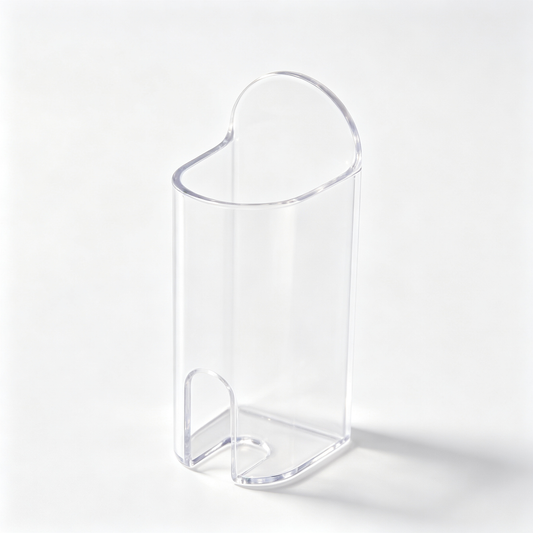 Electric Toothbrush Holder | Clear Bathroom Organizer | Space-Saving Storage
