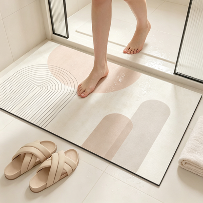 🛁 Non-Slip Bath Mat | Soft Bathroom Floor Mat | Quick-Dry Comfort