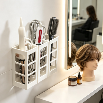 💇 Curling Iron Holder | Heat Tool Organizer | Space-Saving Storage