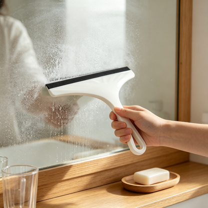 🚿 Bathroom Squeegee | Shower Glass Cleaner | Streak-Free Water Remover