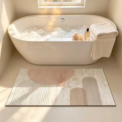 🛁 Non-Slip Bath Mat | Soft Bathroom Floor Mat | Quick-Dry Comfort