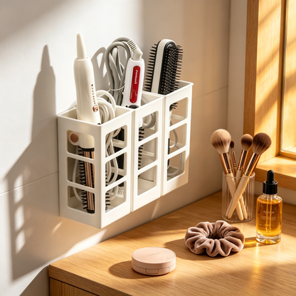 💇 Curling Iron Holder | Heat Tool Organizer | Space-Saving Storage