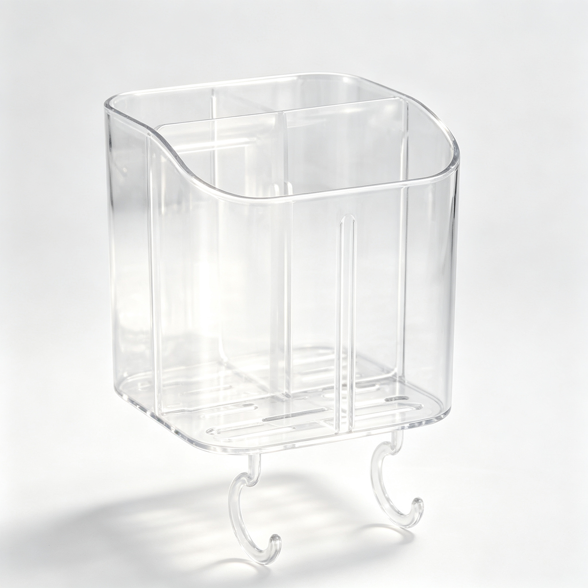 Toothbrush & Toothpaste Organizer | Clear Bathroom Storage