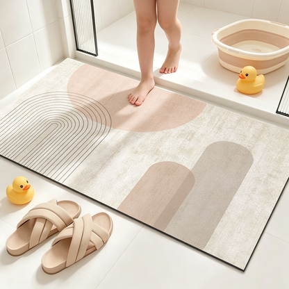 🛁 Non-Slip Bath Mat | Soft Bathroom Floor Mat | Quick-Dry Comfort