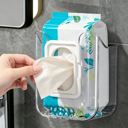 🧻 Facial Towel Organizer | Clear Easy Access Storage | Countertop Holder