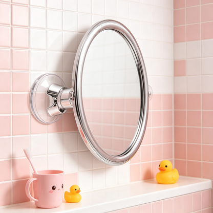 Anti Fog Shower Mirror | Clear Bathroom View | Easy Wall Mount