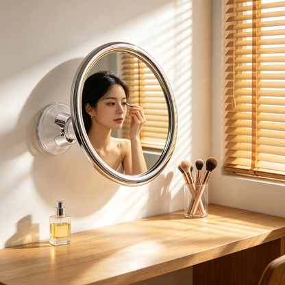 Anti Fog Shower Mirror | Clear Bathroom View | Easy Wall Mount
