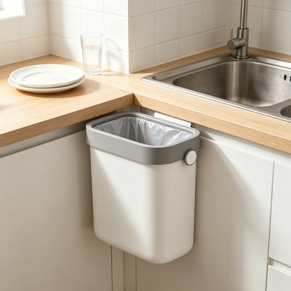 🗑️ Bathroom Trash Can | Slim Space Saving Bin | Clean Modern Design