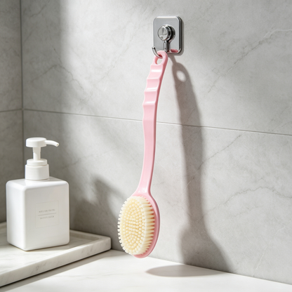 🧼 Long Handle Back Brush | Deep Body Cleansing | Easy Reach Design