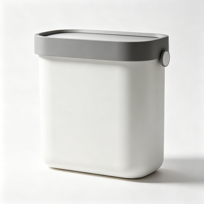 🗑️ Bathroom Trash Can | Slim Space Saving Bin | Clean Modern Design