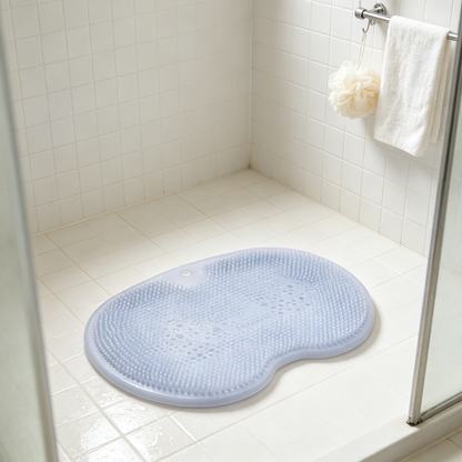 Silicone Foot Scrubber | Deep Clean & Massage | Hands-Free Shower Care