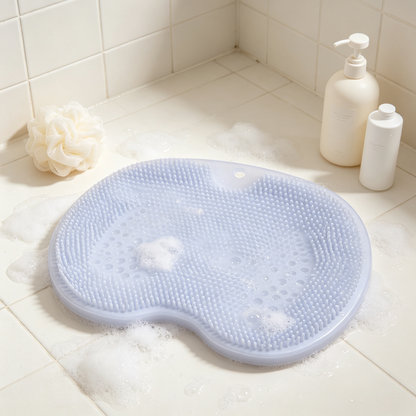 Silicone Foot Scrubber | Deep Clean & Massage | Hands-Free Shower Care