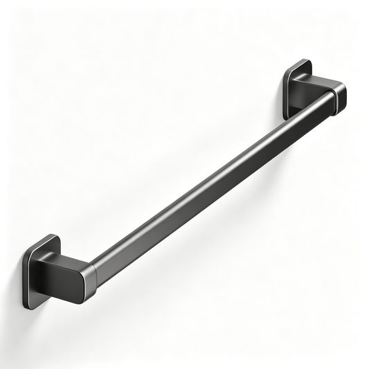 🖤 Space-Saving Towel Bar | Sleek Wall-Mounted Design | Modern Bathroom Essential