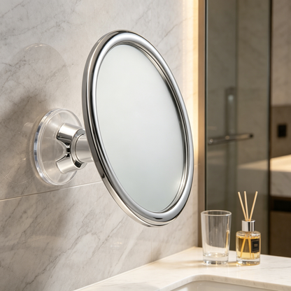 Anti Fog Shower Mirror | Clear Bathroom View | Easy Wall Mount