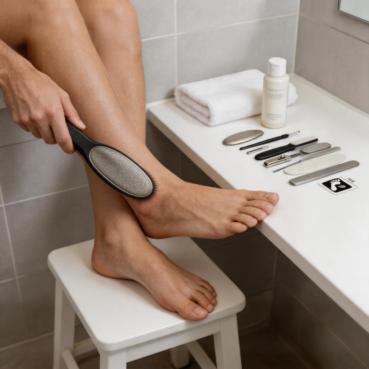 🦶 Foot Care Kit | Stainless Steel | Home Pedicure | Smooth Heel Finish