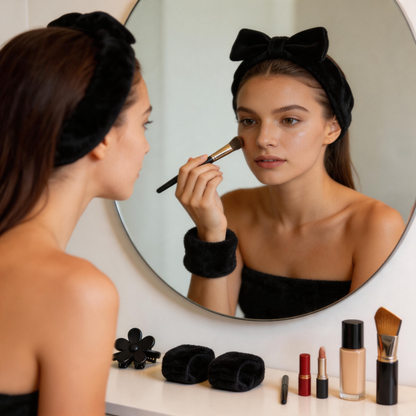 🎀 Beauty Essential | Plush Velvet Comfort | Makeup Lover Gift